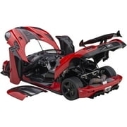 Koenigsegg Agera RS Chili Red with Black Accents 1/18 Model Car by Autoart