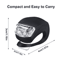 thumbnail image 2 of 12 Pcs Bicycle Light Silicone Led Bike Light Waterproof Bike Headlight And Taillight, 2 of 5