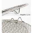 thumbnail image 3 of Cooling Rack, Round Stainless Steel Thick Wire Rack for Roasting Grilling Drying, 10" x 10", Baking Large Oven Tray Rack for Cake/Meat/Pizza, Heavy Duty & Dishwasher Safe,Round Cooling Racks, 3 of 8