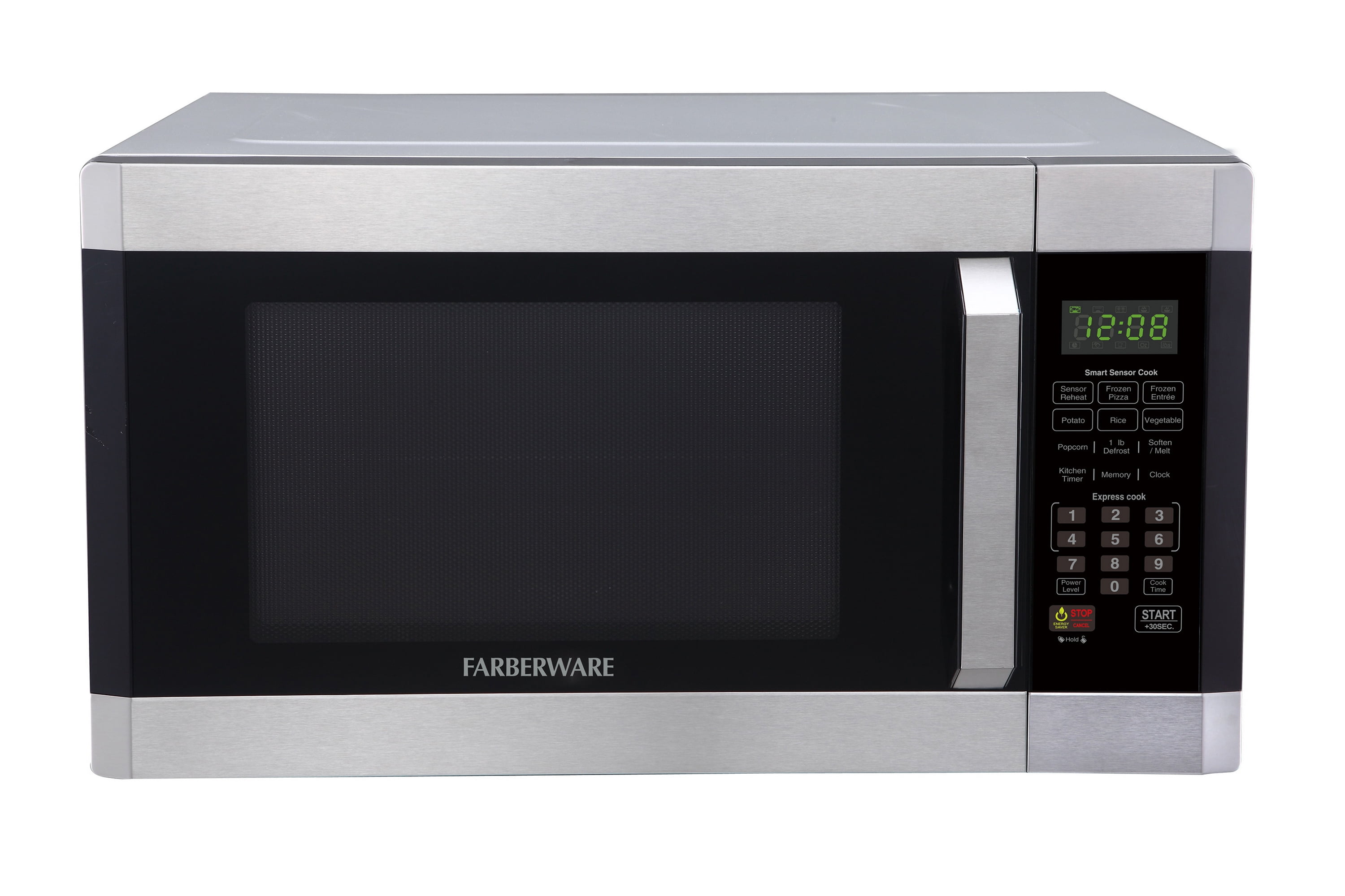 Farberware Countertop Microwave 1100 Watts, 1.6 cu ft Smart Sensor