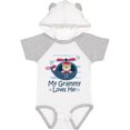 thumbnail image 3 of Inktastic Grammy Loves Me Grandson Bear Boys Baby Bodysuit, 3 of 5