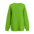 thumbnail image 5 of BiZtdJrK Quarter Zip Fleece Sweatshirt Women Long Sleeve Crewneck Pullover Tops Solid Color Lightweight Sweatshirts Green XL, 5 of 5