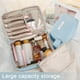 thumbnail image 3 of Neceser de viaje para maquillaje y cosméticos, ideal para mujeres y hombres (azul, 3 unidades), 3 of 5