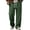BGH33-Army Green, variant on Men'S Baggy Waffle Sweatpants Open Bottom Loose Casual Workout Hiking Jogger Sweatpants For Men With Pockets Khaki S
