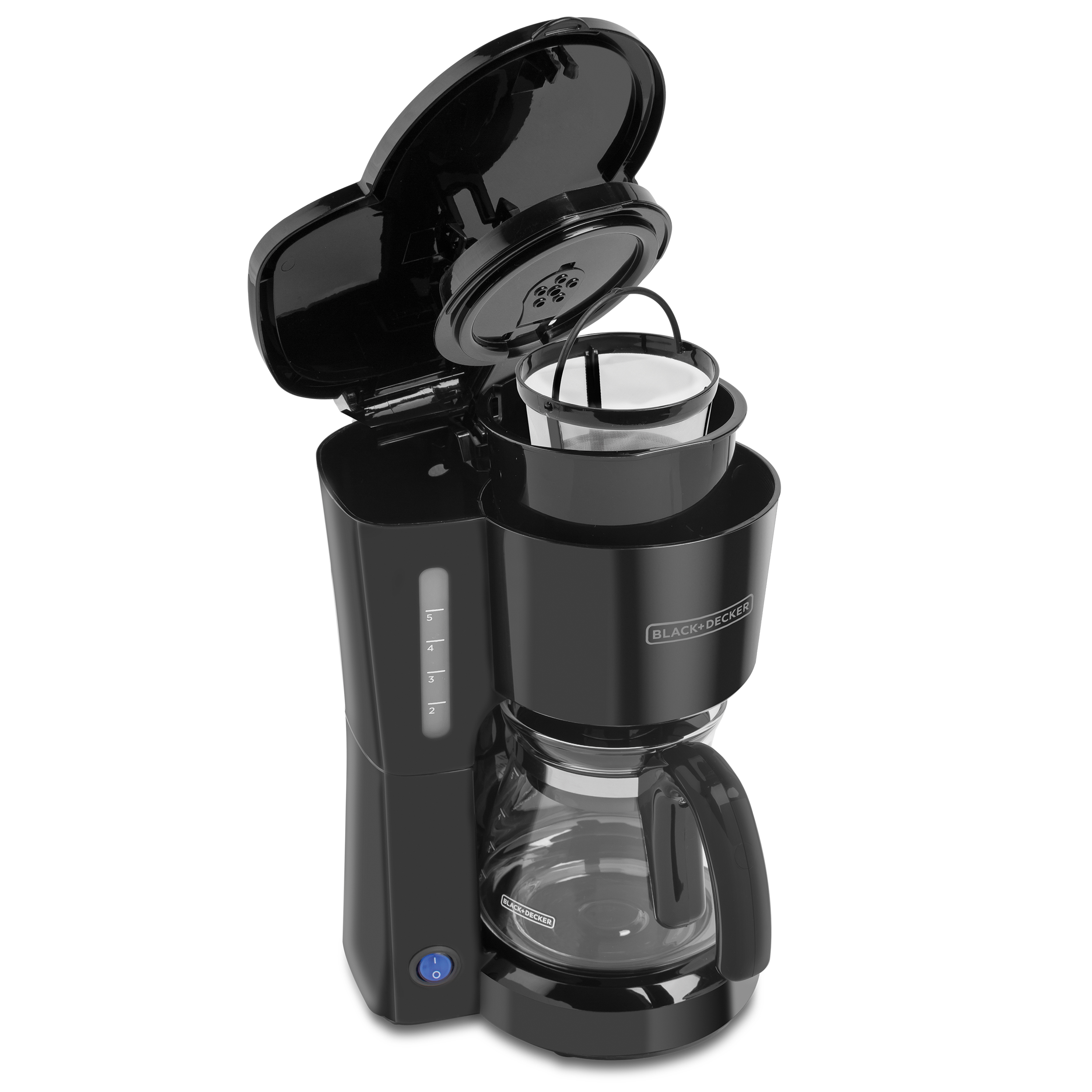 Black+Decker 5-Cup Coffee Maker, Black CM0701B