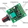 thumbnail image 2 of PWM DC Motor Speed Regulator 2A 1.8V-15V Speed Control Switch Function, 2 of 11
