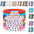 thumbnail image 2 of 12-piece Set Of Inspiration Bracelets, Friendship Bracelets, Time Bracelets, Party Decorations -Bomveson, 2 of 2