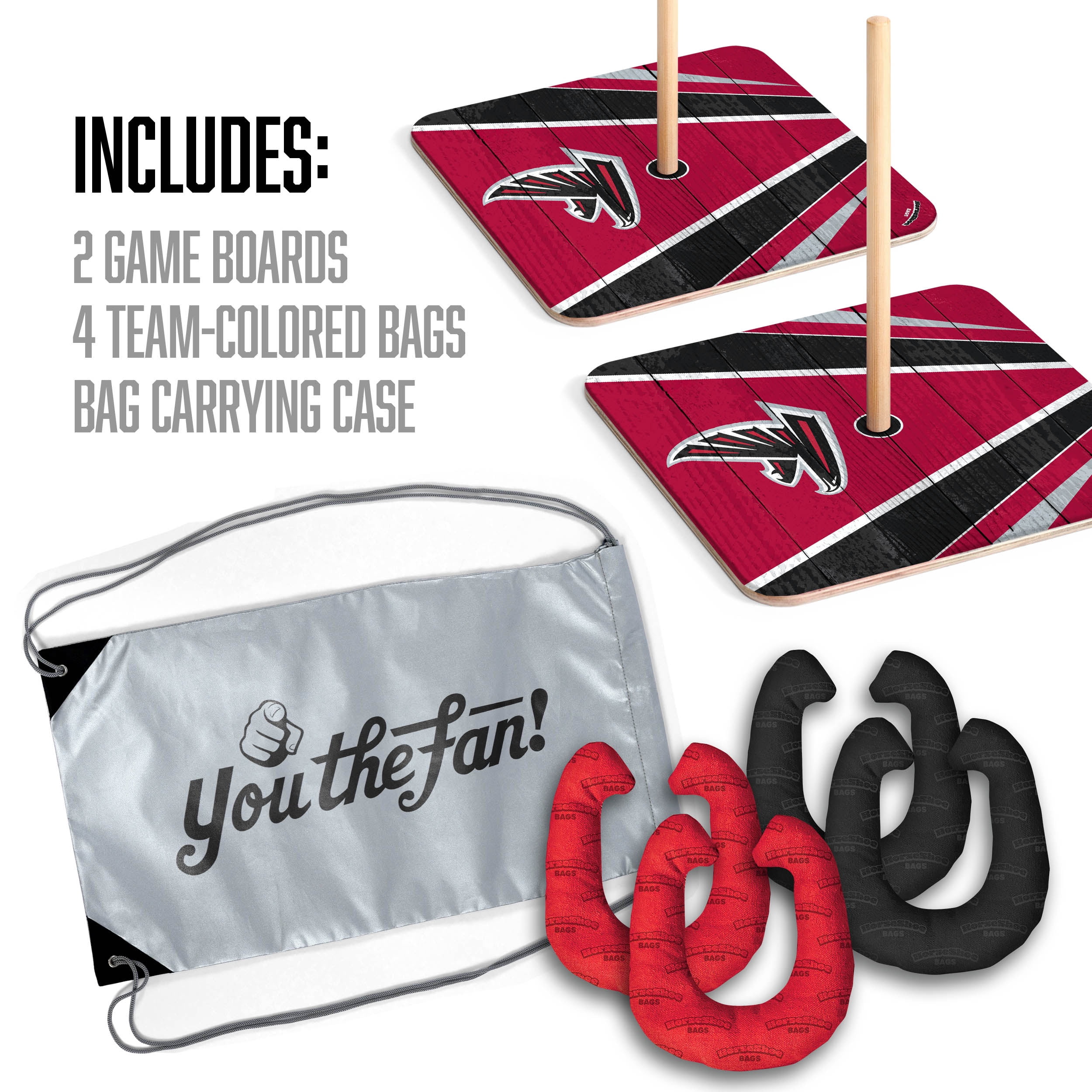 YouTheFan NFL Atlanta Falcons HorseShoe Bags