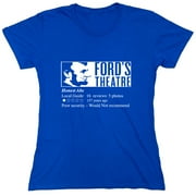 Ford's Theatre Honest Abe Sarcastic Humor Novelty Funny Women's Casual Tees