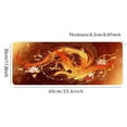 thumbnail image 6 of Gorgeous Phoenix Desk Mat Desk Pad Large Gaming Mouse Pad E-Sports Office Keyboard Pad Computer Mouse Non-Slip Computer Mat Gift For Boyfriend/Girlfriend, 6 of 8