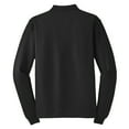 thumbnail image 6 of Yellow Rooster Men's Silk Touch Long Sleeve Polo T-Shirts Black XS, 6 of 6