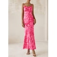 thumbnail image 4 of Vestido largo PRETTYGARDEN para mujer, floral, verano 2025, rosa S, 4 of 9