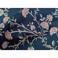 thumbnail image 4 of oneOone Cotton Poplin Navy Blue Fabric Leaves & Flower Floral Diy Clothing Quilting Fabric Print Fabric By Yard 42 Inch Wide, 4 of 4