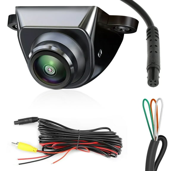 Unique Bargains AHD1080P Car Park Assist Backup Reverse Camera with Video Format Rear Front Side View Cam Transform Adjustable Fisheye Lens Waterproof Night Vision 170 Degree Wide View