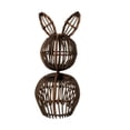 thumbnail image 3 of Easter Decorations Wicker Bunny Decor Large Rattan Bunny Woven Outdoor Wicker Topiary Rabbit Decoration for Porch Table Spring Home Farmhouse Kitchen Easter Decor, 3 of 5