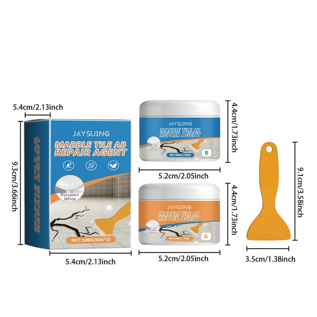 Agente reparador de baldosas cerámicas, pasta cerámica, pequeños baches, adhesivo para baldosas cerámicas, tapa de tanque de agua de inodoro, reparación de esmalte de baldosas de piso doméstico