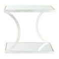 thumbnail image 2 of SAFAVIEH Sullivan Silver Leaf Accent Table Silver/ Mirror, 2 of 7