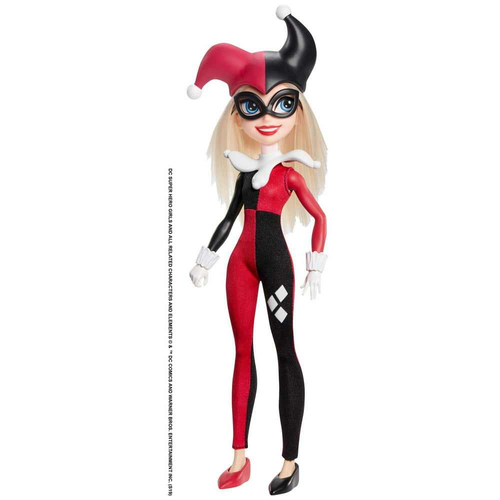 Dc Comics Super Hero Girls Harley Quinn Action Doll ~115 Inch With Removable Accessories Doll