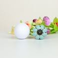 thumbnail image 4 of Ceramic Vintage Knobs Drawer Pumpkin Shaped Pull Handle Cupboard Wardrobe Dresser 4pcs Light Blue, 4 of 7