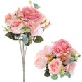 thumbnail image 1 of Ramos de flores artificiales Peonías Flores falsas para bodas Fiestas nupciales Decoración del hogar Arreglos florales Decoración del hogar Oficina Jardín (dream Blush P, 1 of 5