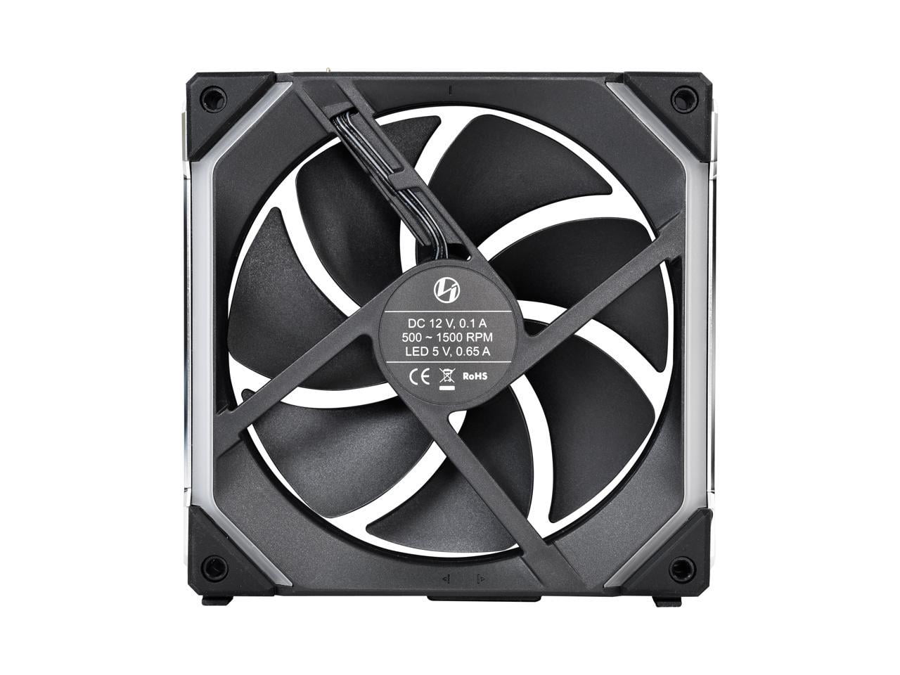 Lian Li UNI Fan SL120 3 Pack Black-with Controller and Extension
