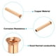 thumbnail image 4 of Accesorio de tubo de cobre de 3/8" (9.52mm) Uxcell, 4 piezas de accesorio para refrigeración HVAC y plomería, 4 of 5
