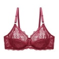 thumbnail image 2 of Avtoify Women Solid Lace Bra Summer Bras for Women Underwire Oversized Support Daily, 2 of 3