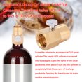 thumbnail image 2 of Adaptador de cilindro de CO2 para el hogar de latón conector de botella de agua de soda de transformación, 2 of 7