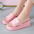 thumbnail image 1 of Zapatillas Kawaii de Hello Kitty para mujer, sandalias y Zapatillas de casa de gato lindo de fondo grueso, antideslizantes, ropa exterior de moda de Anime, Verano, 1 of 4
