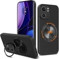 thumbnail image 1 of wonima11 Compatible for Motorola Moto Edge 2023 Phone Case, 360° Rotatable Ring Holder Kickstand/Stand Silicone TPU Silm Fit Shockproof Protective Cover Case for Motorola Moto Edge 6.6" 2023, Black, 1 of 1
