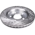 thumbnail image 7 of Detroit Axle - Front Brake Rotors for 2012-2021 Tesla S, 2016-2021 X, Drilled and Slotted Disc Brake Rotors 2013 2014 2015 2016 2017 2018 2019 2020 Replacement : 13.98" inch Rotors, 7 of 7