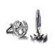 thumbnail image 4 of Los Hombres \ 's De La De Las Mancuernas Forma Gemelos Yinane Gemelos para hombre, 4 of 4