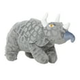 thumbnail image 3 of Mighty Dinosaur Triceratops Durable Plush Squeaky Dog Toy, 3 of 8