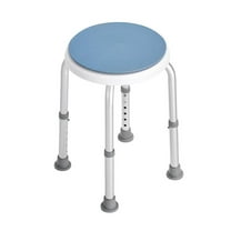 Adjustable 360° Swivel Shower Chair for Elderly & Disabled – Non-Slip Bath Stool with 300 lbs Capacity for Safe Showering Experience