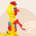 thumbnail image 4 of Juguete de pollo de arcilla para apretar (3 modos), poniendo huevos, descomprimir pollo, juguete de plástico para niños y adultos, 4 of 5