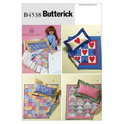 BUTTERICK PATTERNS B4538 18 Doll Bed and Mini Quilts One Size Only