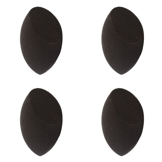 Esponja de Maquillaje Blender Beauty Junkees Black Contour Sin Látex