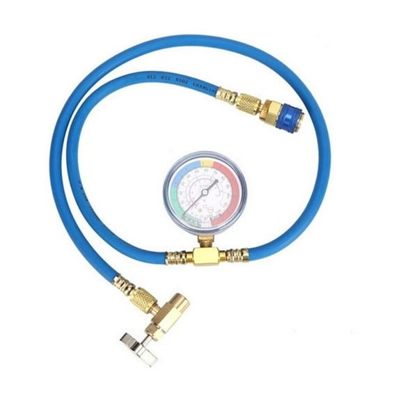 Hose Gas Gauge R134A New Car Conditioning Recharge Measure Kit,
