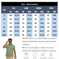 thumbnail image 3 of Causal Button Down Shirts for Men Short Sleeve Collared Cargo T Shirts Breathable Beach Vacation Cotton Linen Tees Multi-Pocket, 2XL, 3 of 9