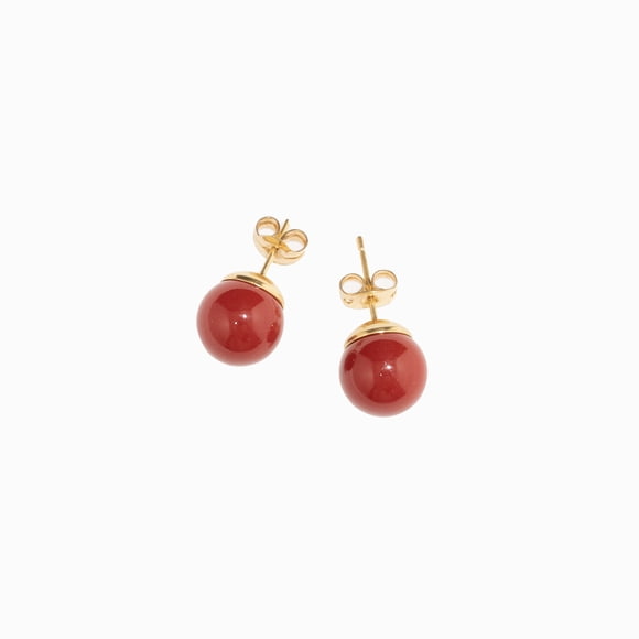 Broquel Perla Arette Accesorios Mallorca-Rojo Temporada
