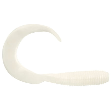 Hurricane Salt Tackle Curtail Grub Fishing Lure White 4 10-pack Soft Baits