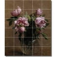 thumbnail image 1 of Ceramic Tile Mural-Henri Fantin-Latour Flowers Backsplash Tile Mural 18. 30" w x 36" h using (30) 6 x 6 ceramic tiles, 1 of 3