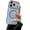 Blue, variant on Bling Glitter Diamond Camera Edge Shockproof Magnetic Phone Case for iPhone, Compatible with (Purple,iPhone 15)