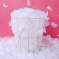 thumbnail image 6 of RotHome Non-Woven White Rose Petals Artificial Flower Petals for Wedding Decorations Romantic Night Engagement Party Fake Roses Valentine's Day Decor 100pcs, 6 of 8