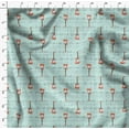 thumbnail image 4 of Soimoi Tissu Crêpe polyester Vert Notes & Guitare Instrument de Musique Imprimé Tissu au Mètre 52 Pouces de Large, 4 of 5