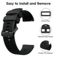 thumbnail image 4 of Bracelet For Forerunner 745, 22mm Silicone Replacement Strap For Garmin Venu 2/garmin Vivoactive 4/forerunner 745 BandVivoactive 4, 4 of 5