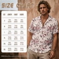 thumbnail image 4 of FOR U DESIGNS Vintage Rose Butterfly Print Couple Matching Outfits Linen-Like Men's Button Down Shirt Women's Sleeveless Dress with Pockets for Beach Vacation, 4 of 7