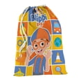thumbnail image 4 of Blippi Bolsa de regalo con cierre de cinta navideño para decoración de Navidad,39cm×30 cm., 4 of 6