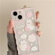 thumbnail image 4 of Funda de silicona suave con diseño de conejo y ondas para iPhone 11, iPhone 14, 12, 16, 13, 15 Pro Max, 12 Mini, Xs Max, X Xr, 7, 8 Plus, 4 of 5