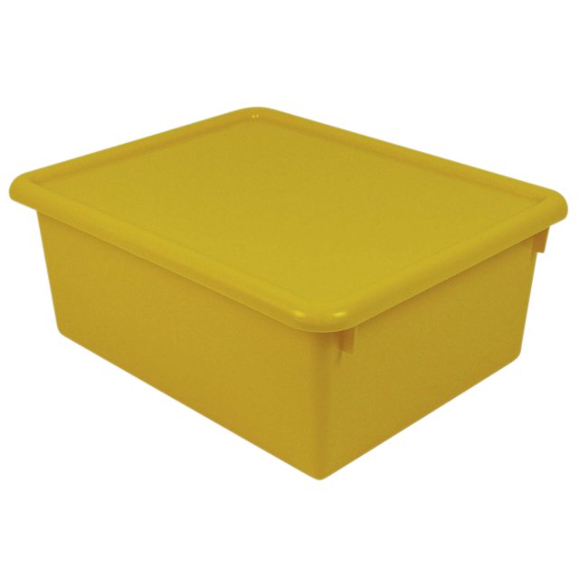 Romanoff Products Buzón Polizón De 5" Con Tapa, Color Amarillo